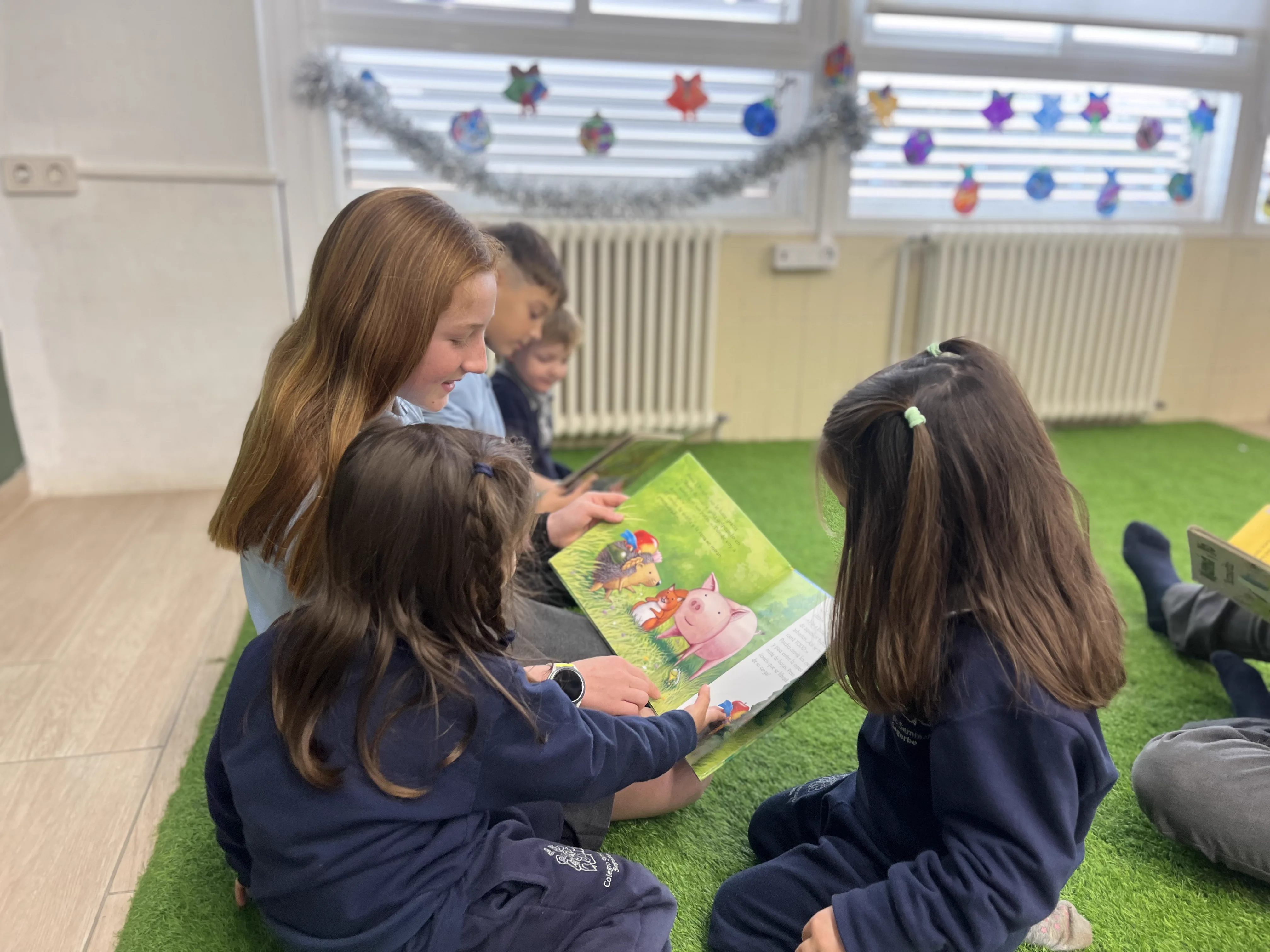 Alumnado de Infantil en actividad